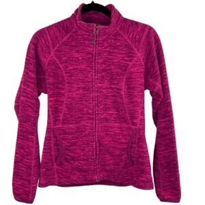 The North Face Women's Pink Polartec Full Zip Fleece Jacket Size S